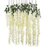 Artificial Wisteria Flowers Vines - 97cm - Great Useful Things