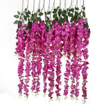 Artificial Wisteria Flowers Vines - 97cm - Great Useful Things