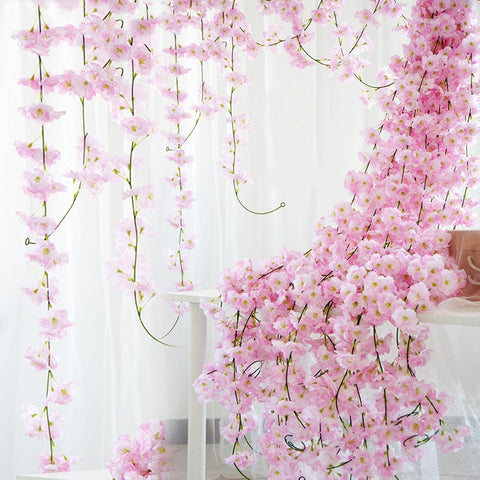 Artificial Cherry blossom vine - 230 cm - Great Useful Things