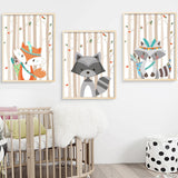 Nursery Canvas print - Forest Theme - Great Useful Things