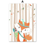 Nursery Canvas print - Forest Theme - Great Useful Things