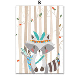 Nursery Canvas print - Forest Theme - Great Useful Things