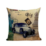 Home Cushion Cover - Vintage Cars - Great Useful Things