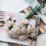 Tea Rose - Silk Bouquets (27 pcs) - Great Useful Things