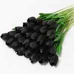 Dark-coloured Artificial Flowers  - 15 pcs - Great Useful Things