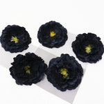 Dark-coloured Artificial Flowers  - 15 pcs - Great Useful Things