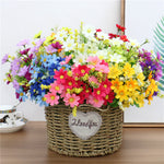 Daisy Bouquet/Silk (7 branches/28 flower heads) - Great Useful Things